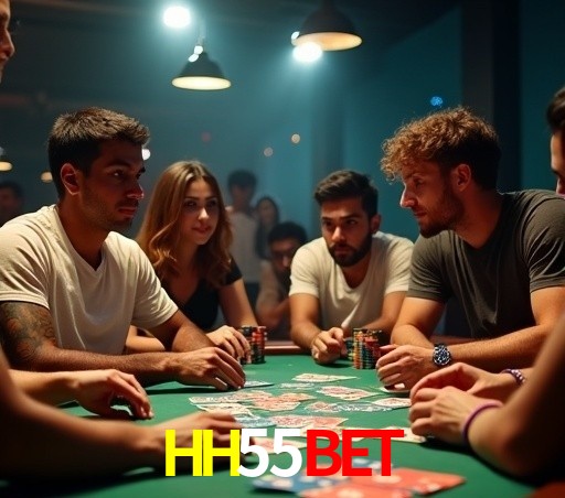 Interface moderna da plataforma HH55Bet